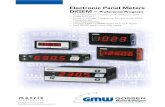 Electronic Panel Meters DIGEM – Preference Program...Electronic Panel Meters DIGEM –Preference Program – Process control, automation & laboratory uses – Class 0.01 to1 –