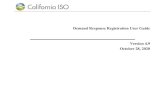 Demand Response Registration User Guide - California ISODemand Response Registration System. Allows users to create large volumes of locations and aggregate locations for participation