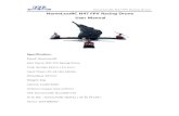 NameLessRC N47 FPV Racing Drone User ManualNameLessRC N47 FPV Racing Drone Frequency and power control methods：-The NLRC Nano400 VTX is set up via BFOSD Control (IRC Tramp)-The NLRC