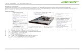 Acer AR380 F1 specifications...2011/11/07  · 3 Acer AR380 F1 specifications What's New • New Intel® Xeon® 5600 Series processors Intel Xeon X5675, X5672, E5649, E5645, E5607,
