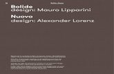 36 Bolide + Nuovo Bolide design: Mauro Lipparini · 2020. 12. 17. · Bolide + Nuovo Bolide design: Mauro Lipparini Nuovo design: Alexander Lorenz Spiazza per la sua forma in bilico