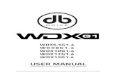 WDXG1 Woofer - Manual - DB Drive · 2020. 5. 22. · 6.5” (16.51cm) Woofer 8” ( 20.3cm 10” ( 25.4cm ) Woofer 600 Watts 1200 Watts 300 Watts 600 Watts 12” (30.4cm 2000 Watts