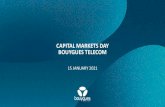 CAPITAL MARKETS DAY BOUYGUES TELECOM · 2021. 1. 15. · Capital Markets Day - 15 January 2021 01 Bouygues Telecom 25 Years Innovating to become a Star Performer 02 French Telecoms
