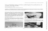 Use oflimbal for radiological localisation of ocular body · CASEA Alateral view (Fig. 11) showed the left eye with a foreign body image near the equator. Twoantero- ... It is clear