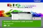 Colour wireless LED printers3-ap-southeast-2.amazonaws.com/obv9.public/wcsstore/ON... · 2020. 6. 24. · Colour wireless LED printer The HL-L3270CDW includes a host of time saving