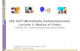 IEE 5037 Multimedia Communications Lecture 2: Basics of ...twins.ee.nctu.edu.tw/courses/multimedia_c_05spring...• Select 3 primary stimuli, for example, R (700.0), G (546.1),and
