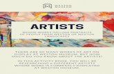Art Activity Pack - Weston Museum · 2020. 7. 30. · whose works include portraits of people from weston or weston landscapes there are so many works of art on display at weston