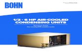 1/2 - 6 HP AIR-COOLED CONDENSING UNITS30 Hermetic Compressor Models 30 Performance Data 30 emperature (R-404A/R-507A)Medium T 31 Medium Temperature (R-448A/R-449A) 32 emperature (R-407A)Medium