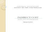 CONTRACT ACCOUNTING OFFICE OF THE CONTROLLER€¦ · contract accounting office of the controller indirect cost federal, state and other programs february 04, 2014