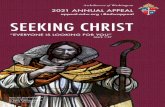 appeal.adw.org #adwappeal SEEKING CHRIST · 2021. 1. 21. · Payable to “Annual Appeal” Office of the Annual Appeal P.O. Box 29260 Washington, DC 20017-0260 appeal.adw.org Text