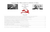 Towards Marxist-Leninist Unity · 2020. 4. 28. · To see the reasoning for publication of TMLU, please see the article “Why ‘Towards Marxist-Leninist Unity” in the first issue