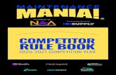 COMPETITOR RULE BOOK...2020-2021• Competitor Rule Book 7 PROGRAM RULES National Apartment Association • Maintenance Mania GAME RULES 6 Competitor Rule Book 2020-2021 Maintenance