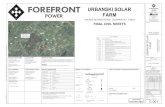 FOREFRONT URBANSKI SOLAR FOREFRONT POWER · urbanski solar farm 444 big island road, goshen, ny 10924 this drawing is the property of forefront power ,llc. this information is confidential