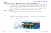 Guide Configuring PBX Series Preamplifiers - Plexon ... • PRA-E type boards: PRA/16sp-r (spike with referencing), PRA/16fp-r (field potential with referencing), PRA/16wb-r (wide