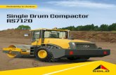 Single Drum Compactor RS7120 - SDLG · 2021. 1. 4. · Single Drum Compactor RS7120 Operating weight (kg) 12 000 kg Type Single drum compactor Engine and transmission Make Dallian