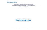 Korenix JetNet 4706/4706f Industrial Managed PoE Switch User … · 2019. 12. 13. · JetNet 4706/4706f Industrial Managed PoE Switch 1 1 Introduction Welcome to the Korenix JetNet