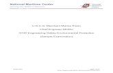 U.S.C.G. Merchant Marine Exam Chief Engineer-MODU ......Q740 Engineering Safety-Environmental Protection U.S.C.G. Merchant Marine Exam Chief Engineer-MODU Illustrations: 5 6. Sea water
