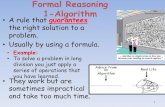 Formal Reasoning 1-Algorithm guarantees - James M. Bennettjmbpsych.weebly.com/.../3/7/47374127/cognitive_biases_1.pdf• Cognitive biases occur without our conscious awareness. •