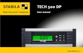 TECH 500 DP - Sprache · 2020. 1. 17. · TECH 500 DP 4 en 3. Components of the unit TECH 500 DP (1) (dust-proof and waterproof in accordance with IP 65) Battery compartment lid Display