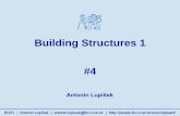 Building Structures 1 BUS1 Traininglupisant/bus1_4.pdf · • masonry structure • brick blocks like Porotherm 44 P+D etc. ~ 440 mm • YTONG Lambda 375 mm • thinner masonry structures