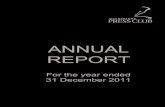 MPC 2011 Annual report - Melbourne Press Club · 2017. 2. 28. · 2 MELBOURNE)PRESS)CLUB) Contents)Page) Contents Page 2 President’s Report 2011 Page 3-4 Treasurer’s Report 2011