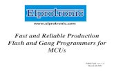 Fast and Reliable Production Flash and Gang Programmers ...content.elprotronic.ca/docs/Elprotronic-Programmers-2020.pdfGUI – Main Screen FlashPro-ARM GUI GangPro-ARM GUI * Software