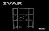 IVAR - IKEA...Les vis ne sont pas incluses car leur choix dépend du matériau du mur sur lequel est fixé le meuble. Utilisez des vis adaptées au matériau du mur. Pour obtenir des