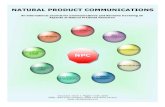 NPC Natural Product Communicationscell.umcs.lublin.pl/wp-content/uploads/2014/07/38.pdf · 2014. 12. 9. · 72 Natural Product Communications Vol. 9 (1) 2014 Bartnik et al. Interestingly,