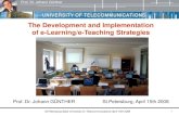 The Development and Implementation of e-Learning/e ......TQM, Kaizen, Gemba Kaizen,Imai, Juran, Ishikawa Learning Learning Organisation Crises Management Liaunig, Grossnig, Taus,…
