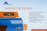 autoMACS® Pro Separatorfile.yzimgs.com/398711/2013011522221326.pdf · 2015. 11. 20. · Separator, patient cells are immediately available for functional studies. Multiple myeloma