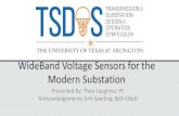 WideBand Voltage Sensors For the Modern Substation · Voltage Measurement • Potential Transformer (PT) – Magnetically Coupled – Most Frequently Used • Capacitive Coupled Voltage