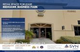RETAIL SPACE FORLEASE REDHAWK BUSINESS PARK...RETAIL SPACE FORLEASE 32832 Wolf Store Road | Temecula, 92592 REDHAWK BUSINESS PARK This statement with the information it contains is