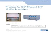 Modbus for SKF IMx and SKF @ptitude Analyst...IMx-S User Manual, Rev R or later 32087700 IMx-T User Manual, Rev G or later 32096300 IMx-M User Manual, Rev M or later 32179800 SKF @ptitude