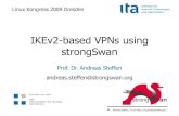 IKEv2-based VPNs using strongSwanAndreas Steffen, 27.10.2009, LinuxKongress2009.ppt 3 HSR - Hochschule für Technik Rapperswil • University of Applied Sciences with about 1000 studentsAndreas