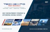 2021 RECRUITMENT STRATEGY & UPCOMING HIRING EVENTS · 2020. 11. 10. · VIRTUAL EXHIBITOR $1,995 All Clearances $2,495 Polygraph-Only $2,195 Top Secret+ $2,495 ... 25 job postings