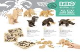 wooden toys · 2020. 1. 20. · Natural wood elements 79130 Black oak 79140 Natural wood Paleo-animals Triceratops Box 21 x 21 x 4,5 cm 6 elements T A-D A! wooden toys ALL ECO 2019-2020.