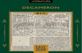 Decameron - Easy readers · 2021. 1. 20. · Decameron - An Easy Italian Reader From EasyReaders.Org Il titolo: Deriva dal greco ed equivale a “dieci giorni”: sono quelli passati