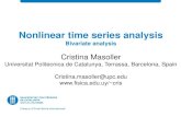 Cristina Masoller - fisica.edu.uycris/teaching/slides_masoller_bi.pdf · 2019. 3. 31. · Bivariate analysis Cristina Masoller Universitat Politecnica de Catalunya, Terrassa, ...