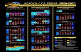 ACADEMIC CALENDAR 2020-2021 - SOCCCD · 2019. 8. 13. · saddleback college irvine valley college academic calendar 2020-2021 ...