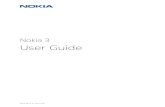 Nokia 3 User Guide - files.customersaas.comfiles.customersaas.com/files/Nokia_3_(Single_SIM)_User_manual.pdf4G/3G/2G networks, while the secondary SIM can only support 3G/2G. For more