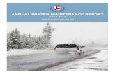 Annual Winter Maintenance Report 2017-18 - Wisconsin Department … · 2014. 11. 10. · Wisconsin Department of Transportation Division of Transportation System Development Bureau