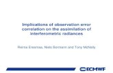 Implications of observation error correlation on the …cimss.ssec.wisc.edu/itwg/itsc/itsc19/program/...pre-screening, channel filtering, and 4D-Var steps (pre-screening) (channel