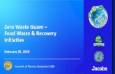 Zero Waste Guam – Food Waste & Recovery Initiative · 2020. 2. 19. · Sources of Food Waste from Top Food Waste Generating Sectors §63 million tons of food are wasted every year