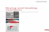 Drying and heating chambers · 2020. 8. 6. · 3 Table of contents Model 23 53 56 115 240 260 400 720 Series Page Drying and heating chambers Avantgarde.Line natural convection —
