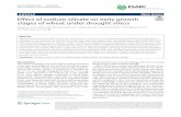 Open Access Eectofsodiumsilicateonearlygrowth … · 2020. 8. 28. · Leeet al. Appl Biol Chem Page2of9 Plant growth in abiotic stress (salt and drought stre)s known to induce many