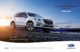 2021 - Subaru2020-11-2 · + Multi-Function Display unit (MFD) with 6.3" LCD screen + Multi-Information Display unit (MID) + Subaru’s Vision Assist The Forester 2.5i-L AWD features