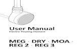 MEG DRY MOA REG 2 REG 3 - Hessen · 2017. 4. 17. · 4 User manual MEG, DRY, MOA, REG 2, REG 3 3. The device is not equipped with an external tempera-ture controller *). Do not use