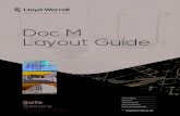 Doc M Layout Guide - Lloyd Worrall€¦ · Doc M Layout Guide. Self-contained changing room for individual use Requirements: 2 x hinged support rails 3 x 600mm straight grab rails