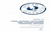 CFR AASB 1049 2009-10 Final 20101214 · 2018. 6. 18. · Chapter 1: 2009−10 Final Budget Outcome Overview The Government of South Australia recorded a net operating surplus of $187