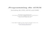 Programming the 65816 - 6502.orgarchive.6502.org/datasheets/wdc_65816_programming_manual.pdf · The Western Design Center 6 65802/65816: Stack Overruns Program or Data .....278File